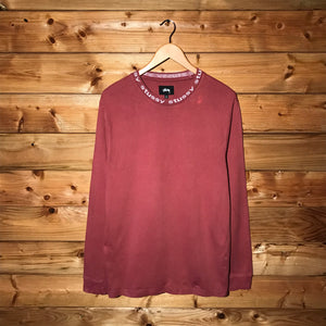 Stüssy Collar Repeat Spellout long sleeve t shirt