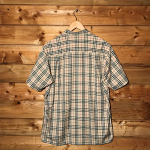 Burberry Nova Check Pattern short sleeve button up shirt