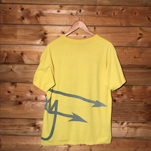 Stüssy x Futura Wraparound Tag Spellout t shirt