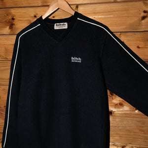 90s Bitch Skateboards Piping Striped Corduroy sweatshirt
