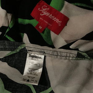 2018 Supreme Lily Flower AOP short sleeve button up rayon shirt