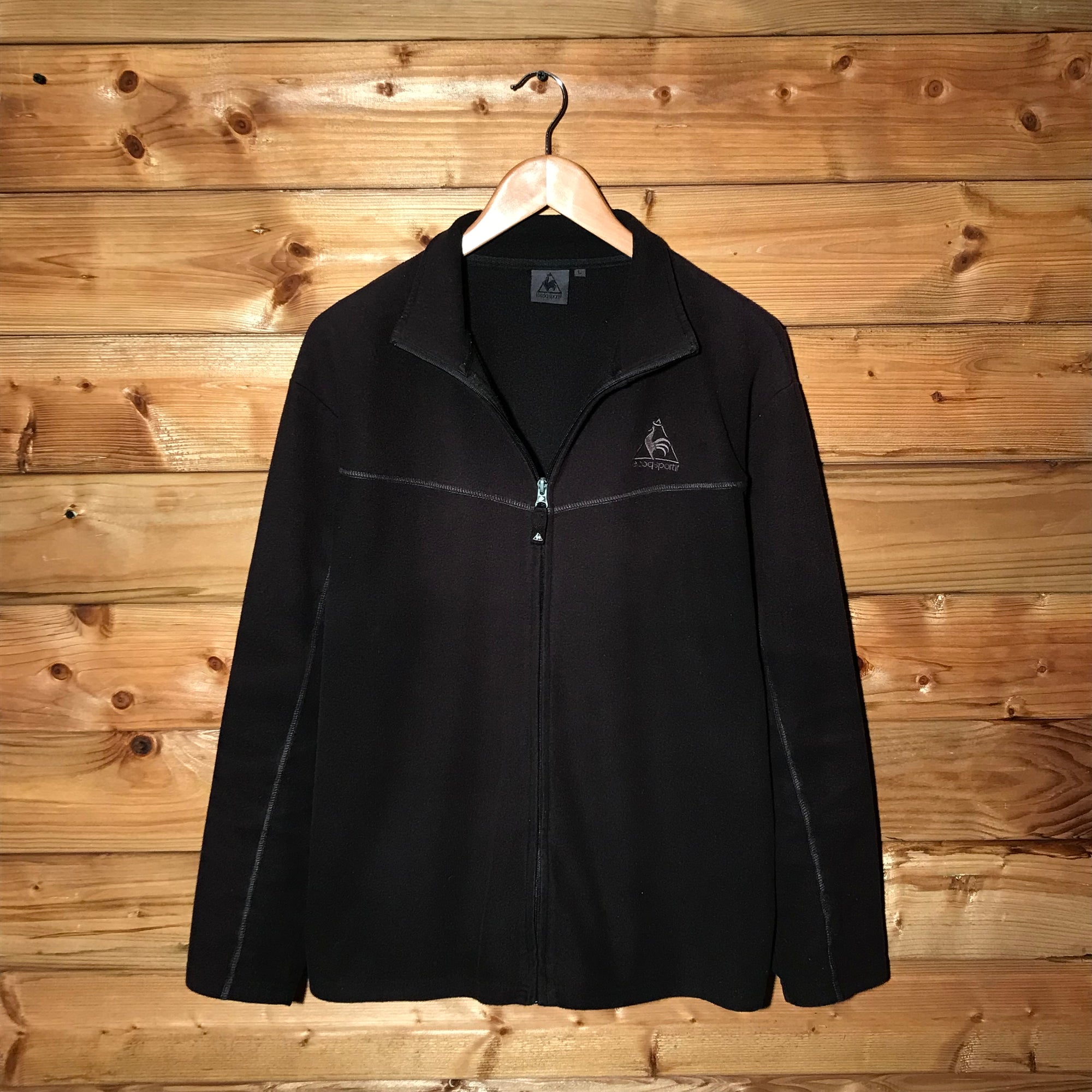 Le Coq Sportif Essentials zip up fleece sweatshirt