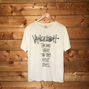2013 Stüssy x Vanquish Next Level Value Spellout t shirt