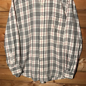 Burberry Nova Check Pattern long sleeve button up shirt