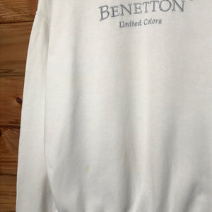 90s United Colors of Benetton Centre Spellout sweatshirt