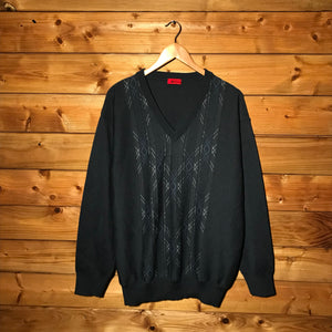 Gabicci Striped Diamond knit sweatshirt