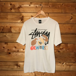 2011 Stüssy x Oil Works Technics t shirt