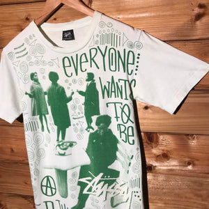 Stüssy Everyone Wants To Be A DJ Spellout t shirt