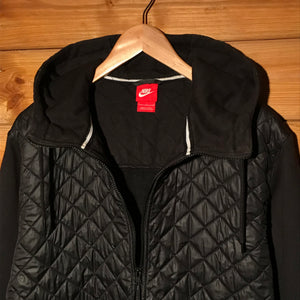 2015 Nike Quilted Tonal Tech Fleece zip up hoodie
