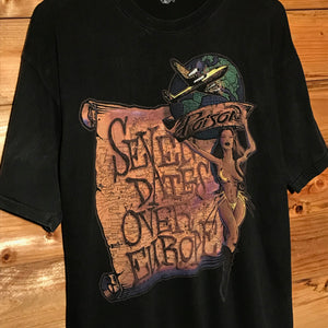 1993 Poison Seven Dates Over Europe Tour t shirt