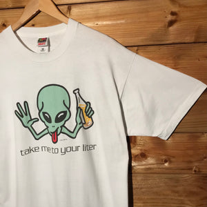 1996 J.Benton Alien Take Me To Your Liter t shirt