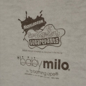 2008 Baby Milo, A Bathing Ape x Spongebob Squarepants t shirt