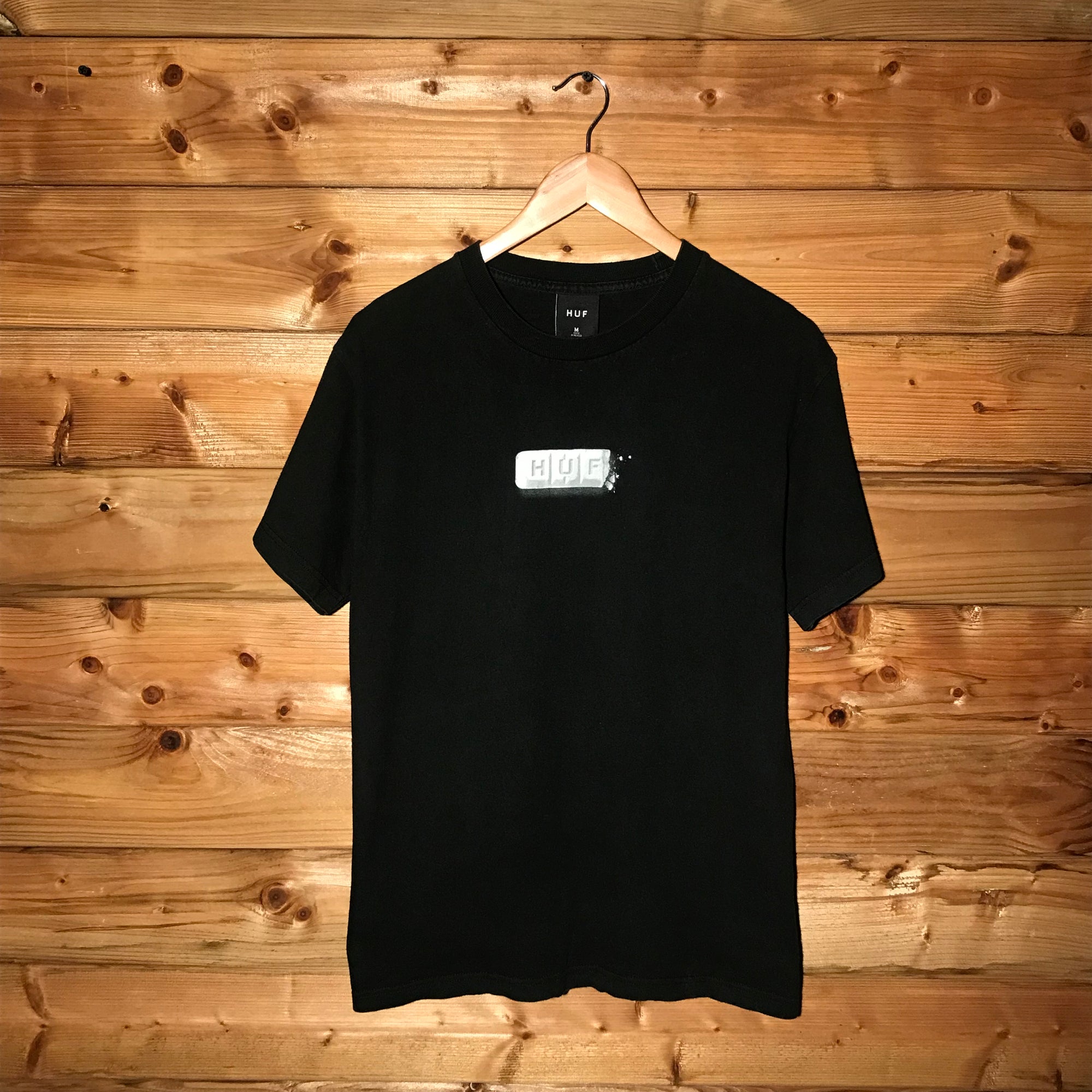 HUF Broken Pill Centre Spellout t shirt