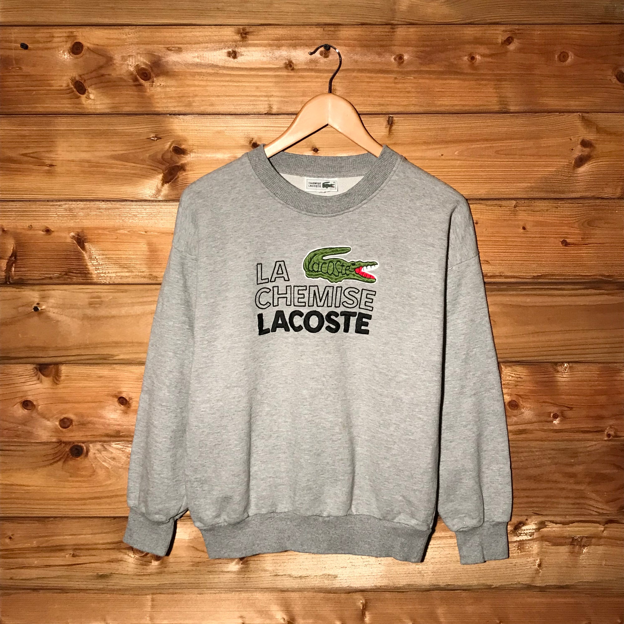 90s Lacoste La Chemise Spellout sweatshirt