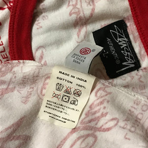 Stüssy World Tour Script Spellout AOP long sleeve t shirt