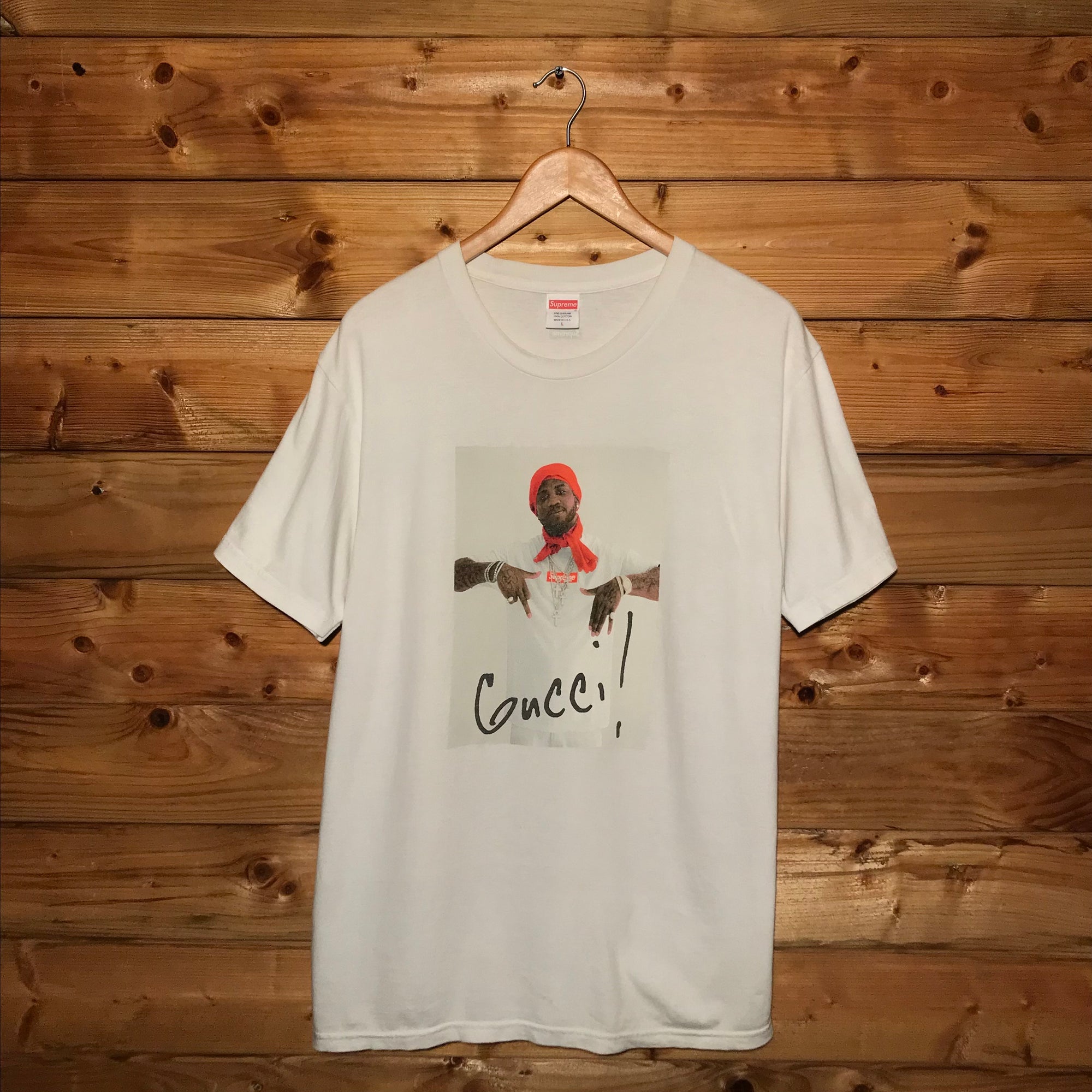 2016 Supreme Gucci Mane Photo t shirt