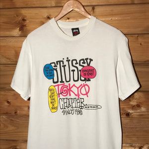 Stüssy Tokyo Chapter Speech Bubbles Spellout t shirt