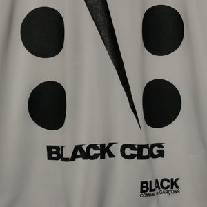 2017 Nike x Comme Des Garçons Black Downward Swoosh t shirt