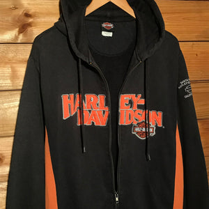 Harley Davidson California Spellout zip up hoodie
