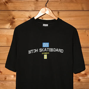 90s Bitch Skateboards 05 LA Spellout t shirt
