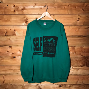 90s Action Colours Self Love, Respect and Empowerment sweatshirt