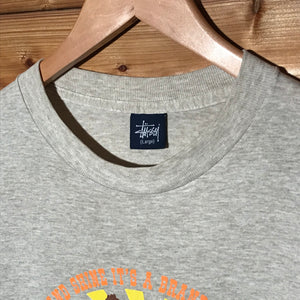 Stüssy Rise and Shine Sunrise Arc Spellout t shirt