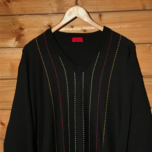 Gabicci Dotted Striped knit sweatshirt