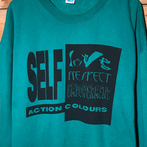 90s Action Colours Self Love, Respect and Empowerment sweatshirt