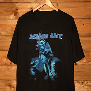 2012 Adam Ant Blueblack Hussar Europe Tour t shirt