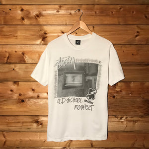 2007 Stüssy x Mash SF Old School Respect t shirt