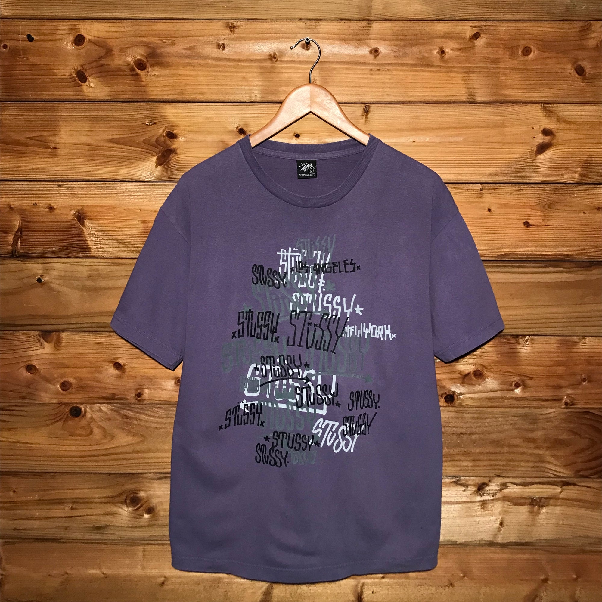 Stüssy Multi Layered Tag Spellouts t shirt