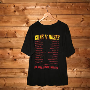 1991 Guns N Roses Use Your Illusion USA Tour t shirt