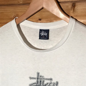 90s Stüssy 80 Centre Script Spellout t shirt