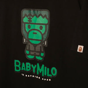 2016 Baby Milo, A Bathing Ape Halloween Frankenstein t shirt