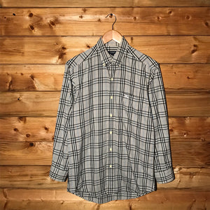 Burberry Nova Check Pattern long sleeve button up shirt