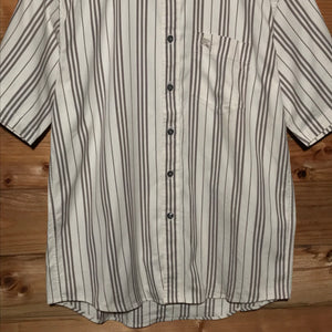 Burberry Nova Stripe Pattern short sleeve button up shirt
