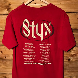 2014 Styx Come Sail Away USA Tour t shirt