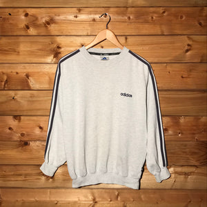 90s Adidas Essentials Striped sweatshirt