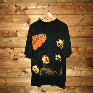 90s The Beatles Rubber Soul Album AOP t shirt