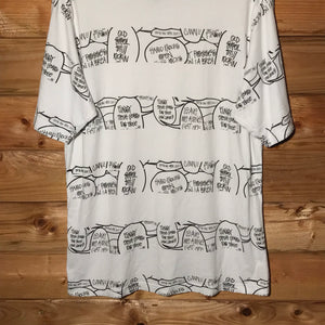 Stüssy Speech Bubbles Striped Pocket t shirt