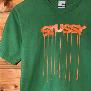 Stüssy Paint Drip Spellout t shirt