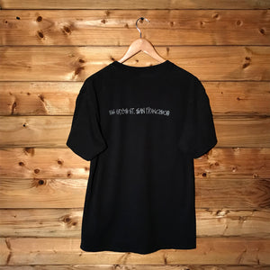 2006 Stüssy x HUF Centre Script Spellout t shirt