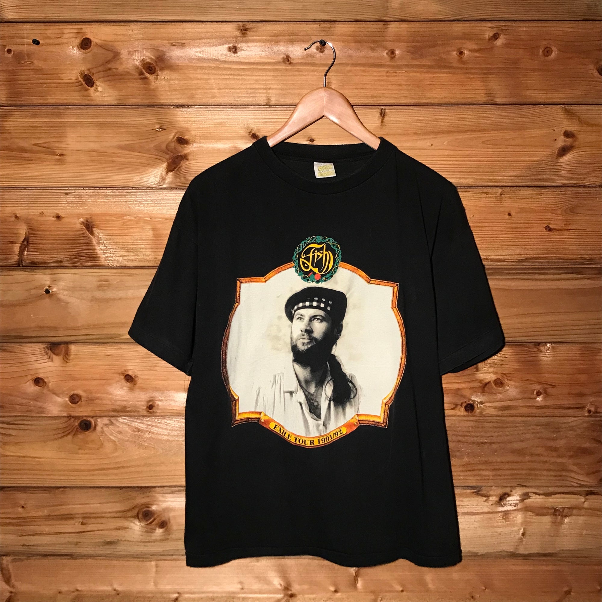 1991 Fish Internal Exile Europe Tour t shirt
