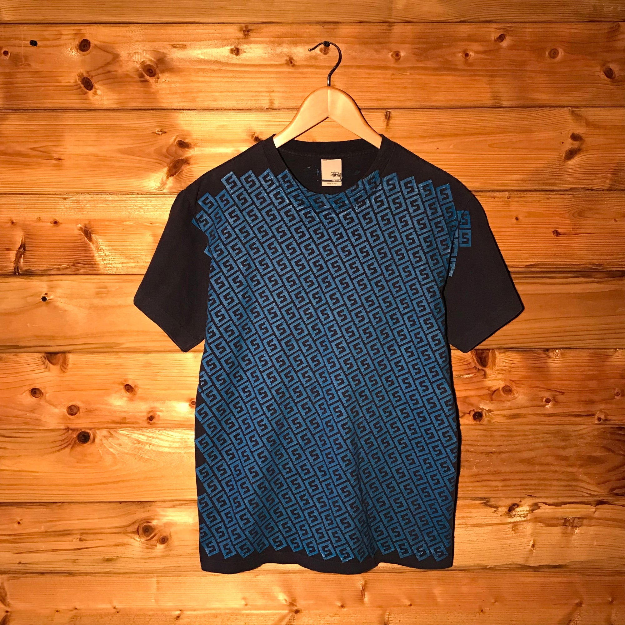 Stüssy Zucca Print Monogram Repeat t shirt