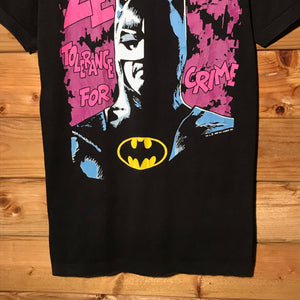 1989 Batman Zero Tolerance For Crime t shirt