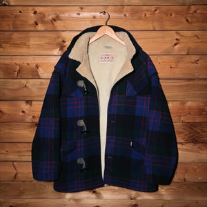 Levis Tartan Plaid Duffle jacket