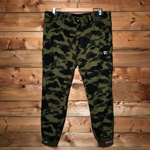 Bape, A Bathing Ape Green Camo trousers
