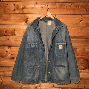 80s Carhartt Michigan Denim chore jacket