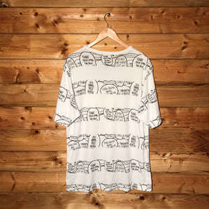 Stüssy Speech Bubbles Striped Pocket t shirt