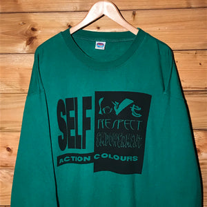 90s Action Colours Self Love, Respect and Empowerment sweatshirt